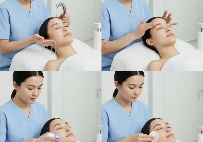 วิธีใช้เจลทรีทเม้นท์กับเครื่องนวดหน้า (2)